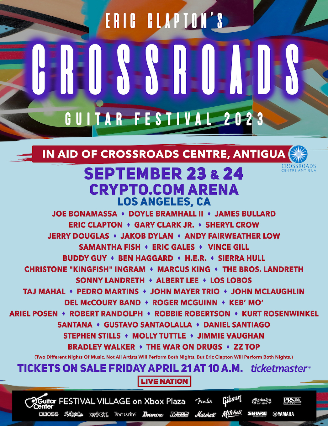 CROSSROADS FEST COMES TO CRYPTO.COM ARENA