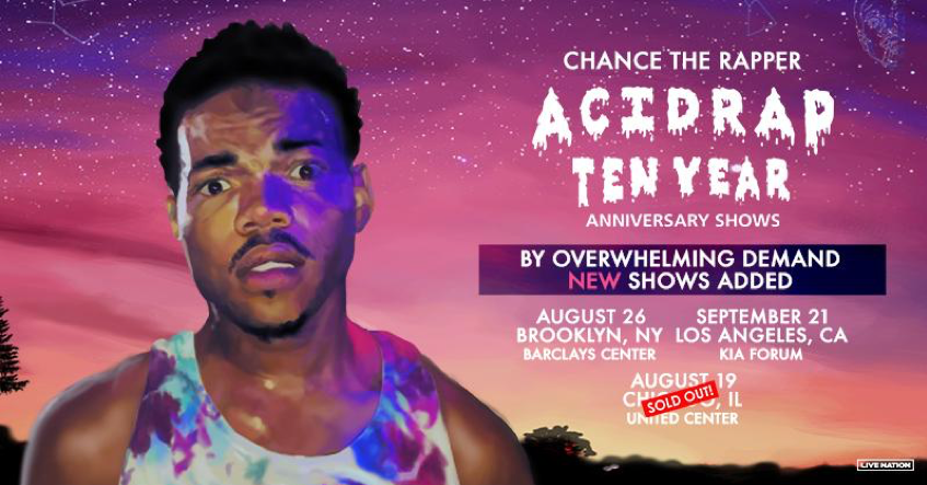 CHANCE DROPS MORE ACID