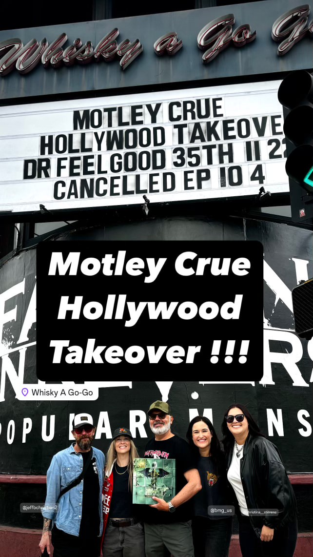 RARE!: Motley Crue Hollywood Takeover @The Roxy T-shirt from Oct 9