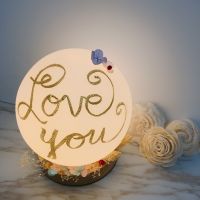 [玻璃] 情人節水晶球夜燈 手作課程