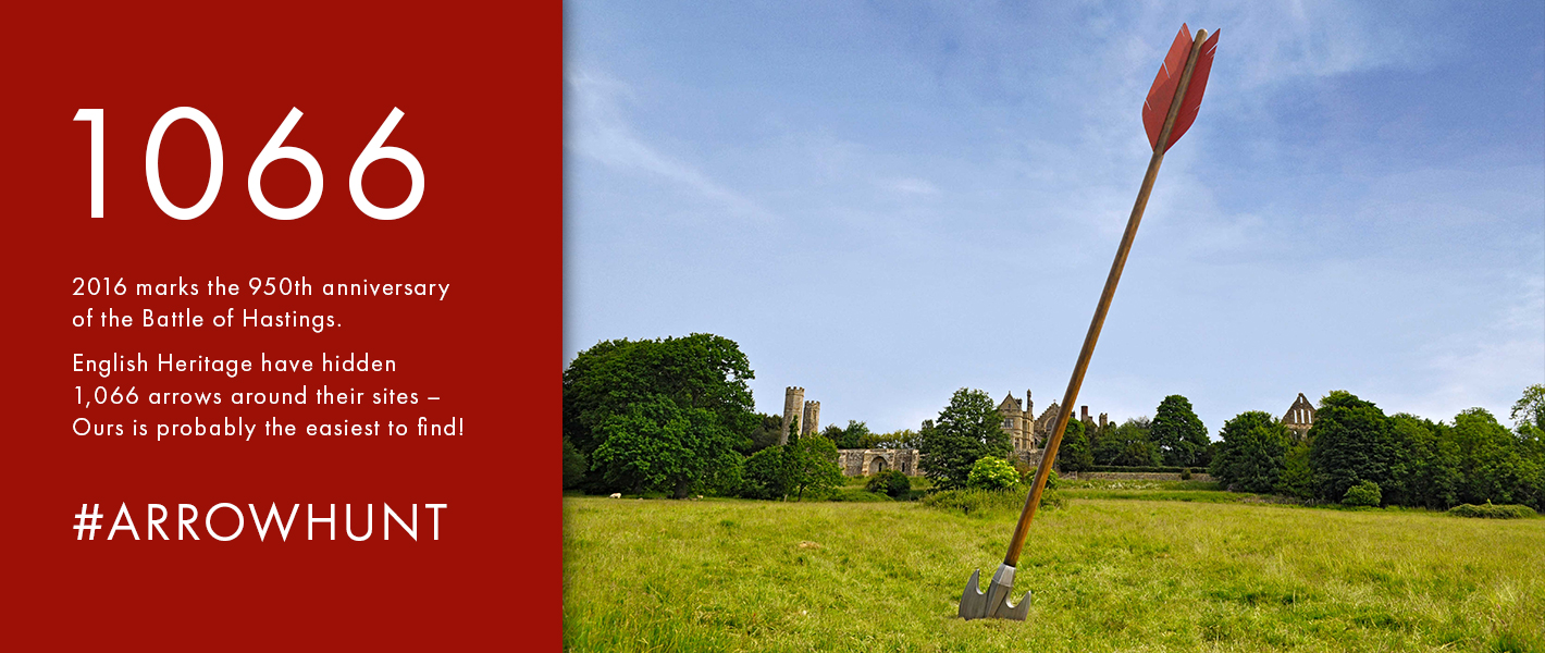 Cod Steaks help English Heritage launch their 1066 arrow hunt