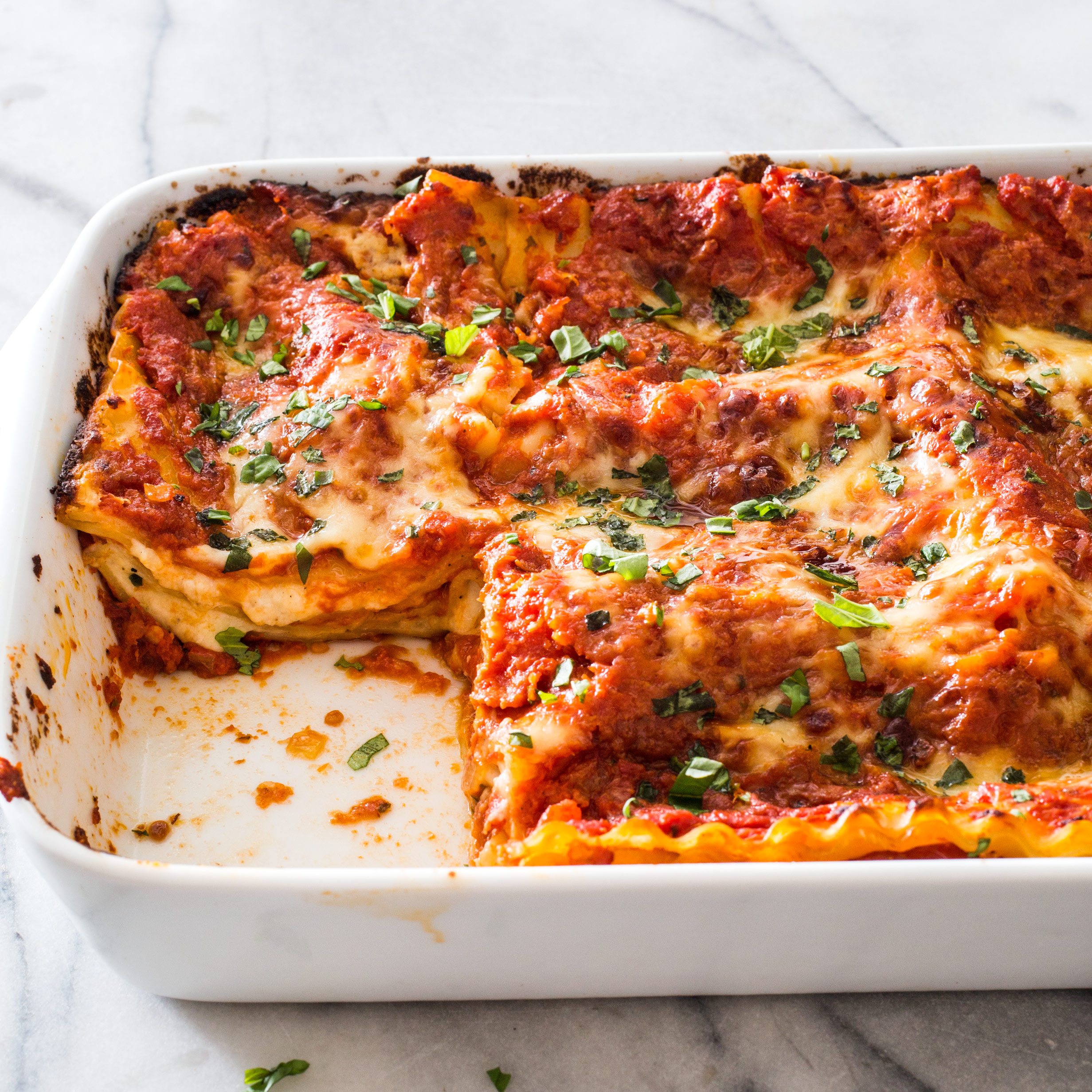 Cheese And Tomato Lasagna America S Test Kitchen