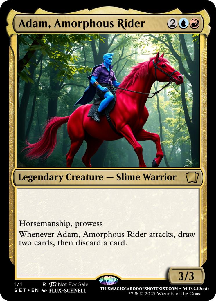 Adam, Amorphous Rider