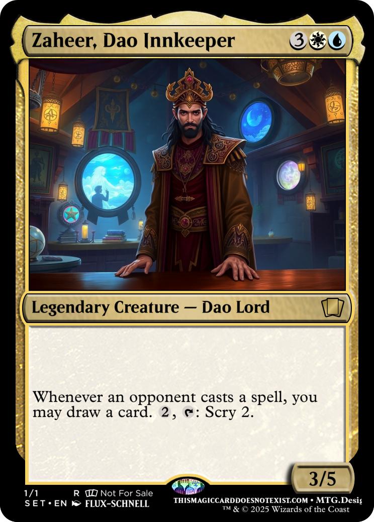 Zaheer, Dao Innkeeper