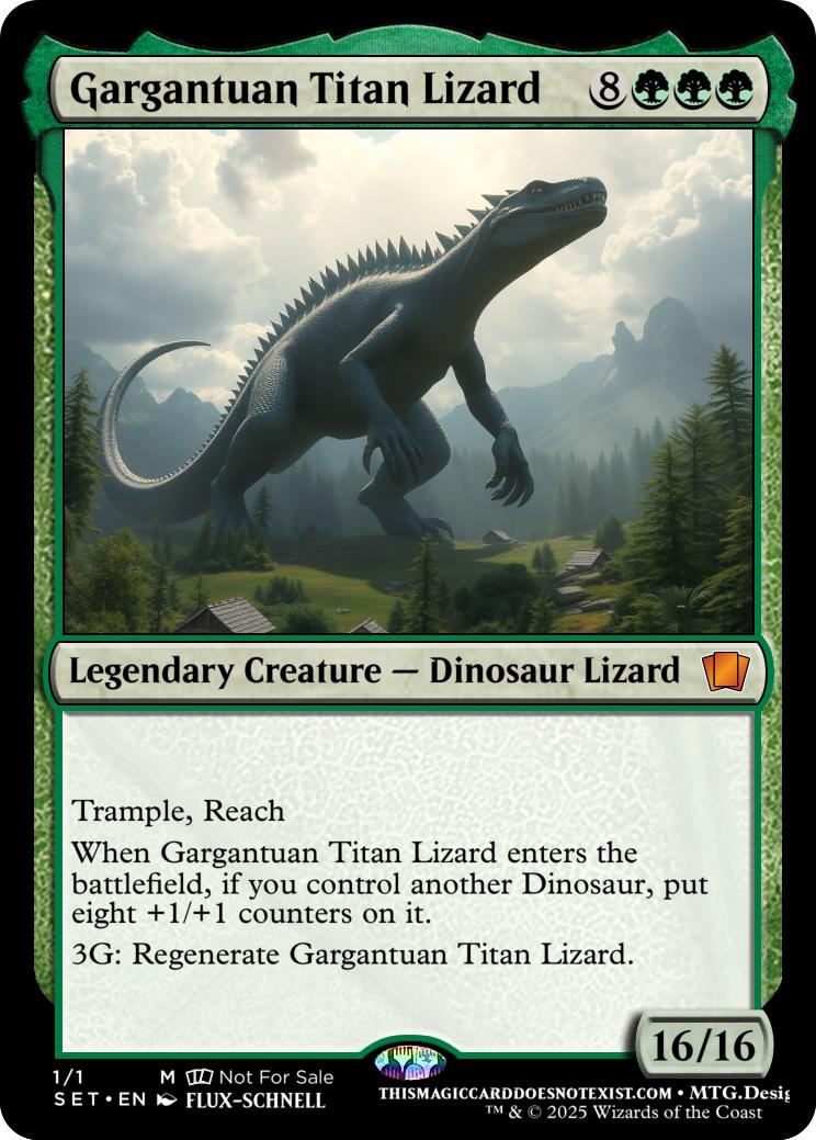 Gargantuan Titan Lizard