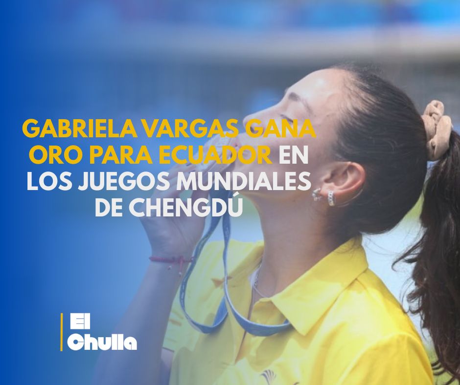 Gabriela Vargas gana oro para Ecuador en los Juegos Mundiales de Chengdú