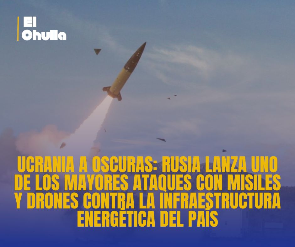 Ucrania a oscuras: Rusia lanza uno de los mayores ataques con misiles y drones contra la infraestructura energética del país