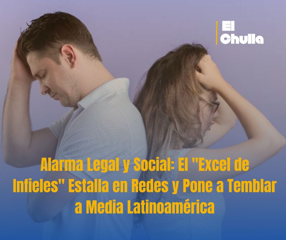 Alarma Legal y Social: El "Excel de Infieles" Estalla en Redes y Pone a Temblar a Media Latinoamérica