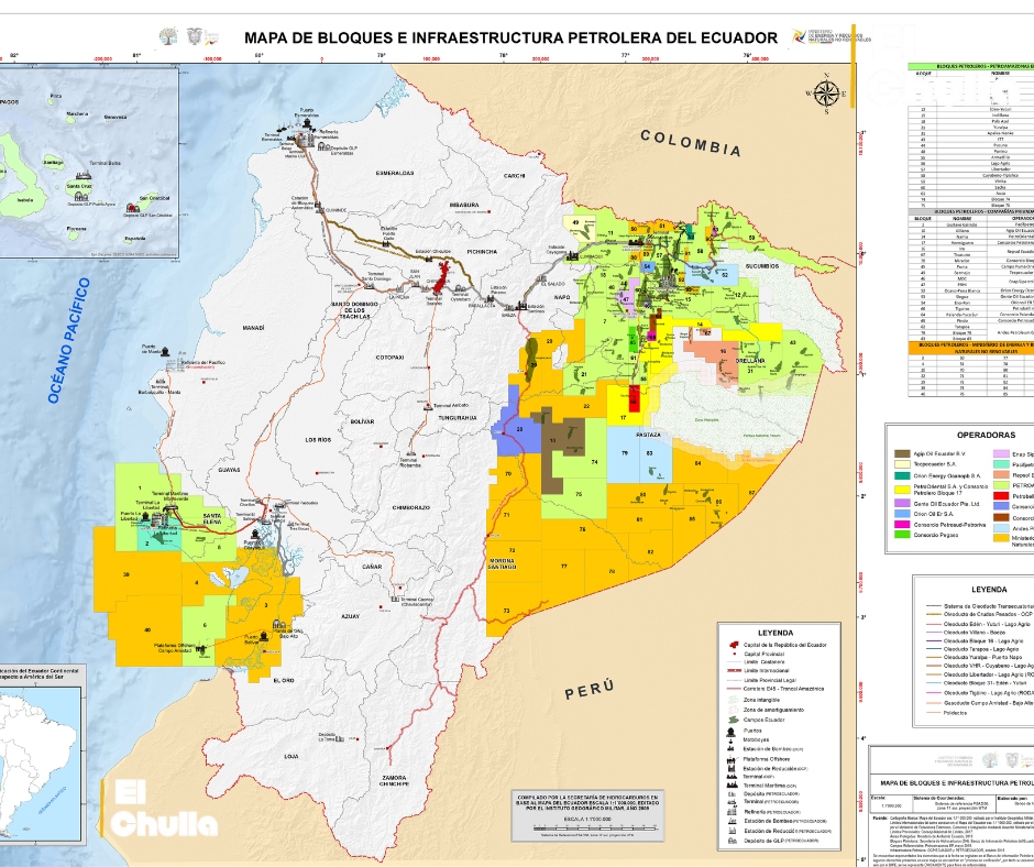 Ecuador proyecta atraer USD 360 millones en inversiones para tres campos petroleros.