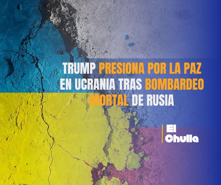Trump presiona por la paz en Ucrania tras bombardeo mortal de Rusia