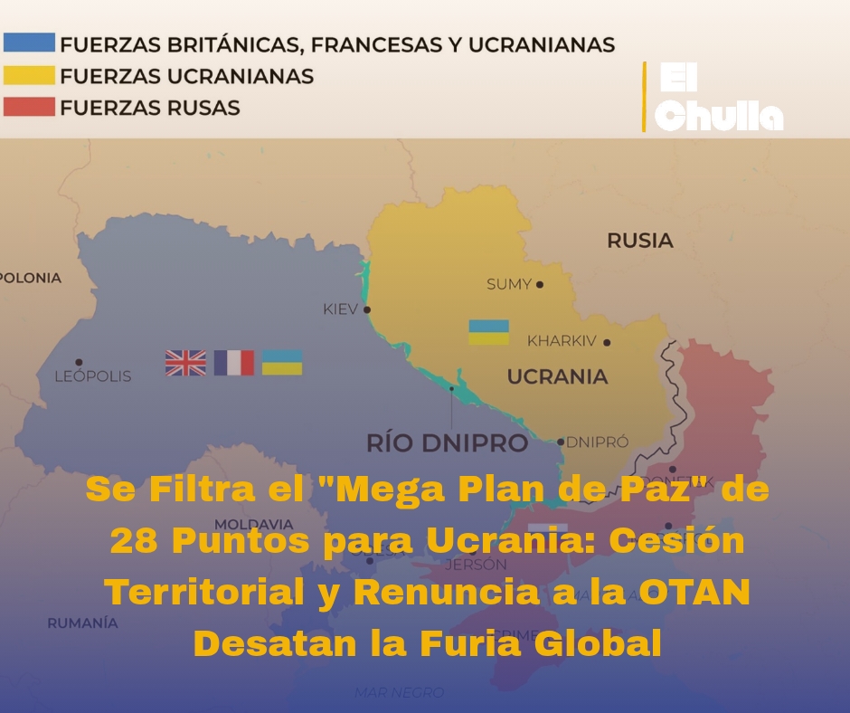Se Filtra el "Mega Plan de Paz" de 28 Puntos para Ucrania: Cesión Territorial y Renuncia a la OTAN Desatan la Furia Global