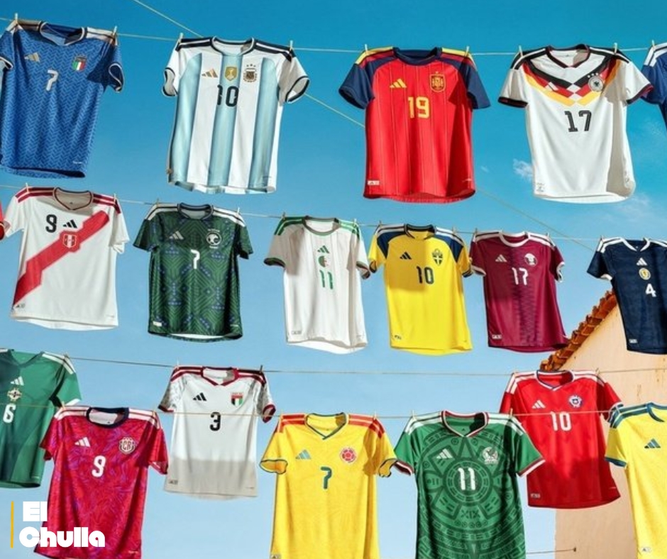 ⚽ Adidas presenta las camisetas de 22 selecciones para el Mundial 2026.