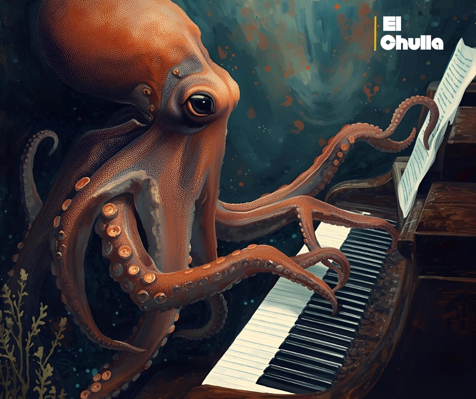 Un pulpo se vuelve viral tras aprender a tocar el piano.