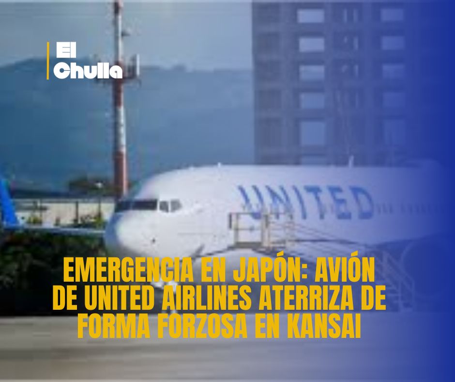 Emergencia en Japón: avión de United Airlines aterriza de forma forzosa en Kansai