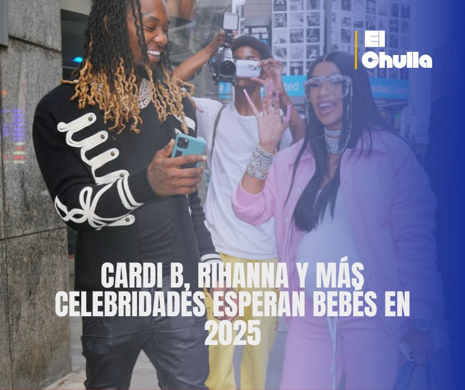 Cardi B, Rihanna y más celebridades esperan bebés en 2025