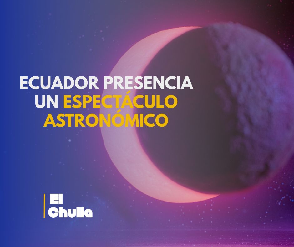  Ecuador presencia un espectáculo astronómico: la Luna y Saturno se acercan en el cielo
