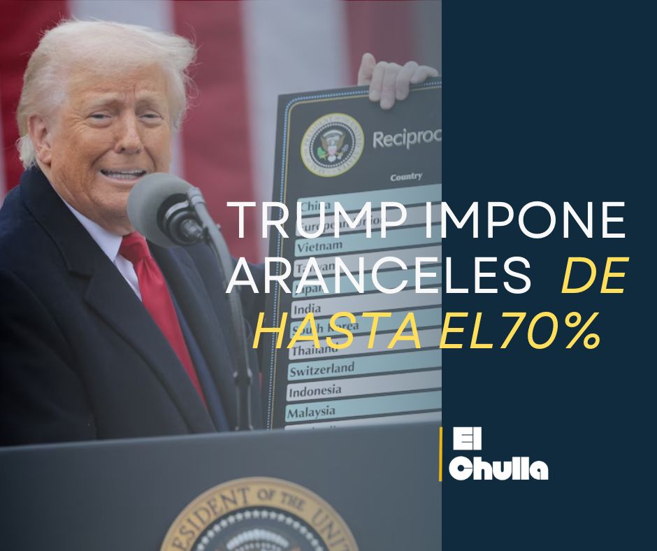 Trump anuncia aranceles de hasta 70% para presionar acuerdos con otros países