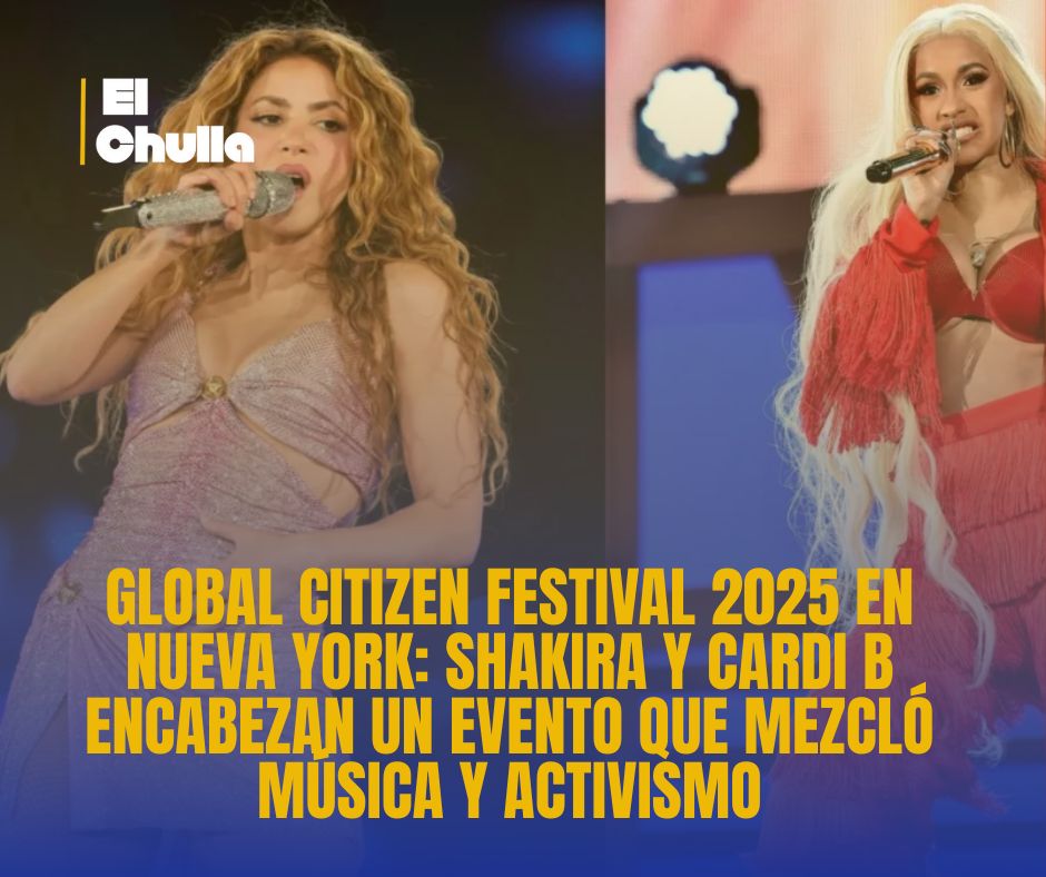 Global Citizen Festival 2025 en Nueva York: Shakira y Cardi B encabezan un evento que mezcló música y activismo