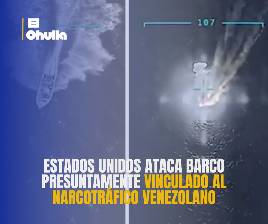 Estados Unidos ataca barco presuntamente vinculado al narcotráfico venezolano