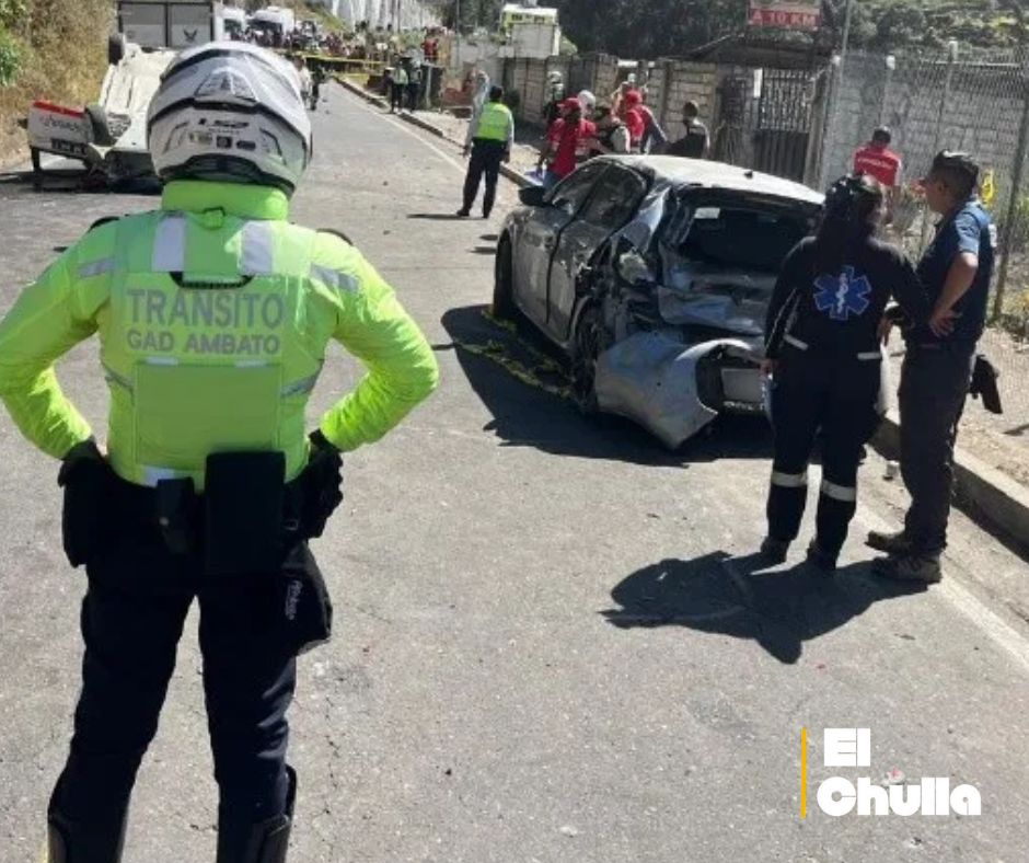 Tragedia sacude la Vuelta Automovilística al Ecuador: accidente deja dos muertos y cuatro heridos en Tungurahua