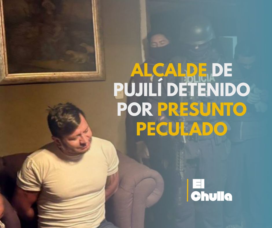 Alcalde de Pujilí detenido por presunto peculado