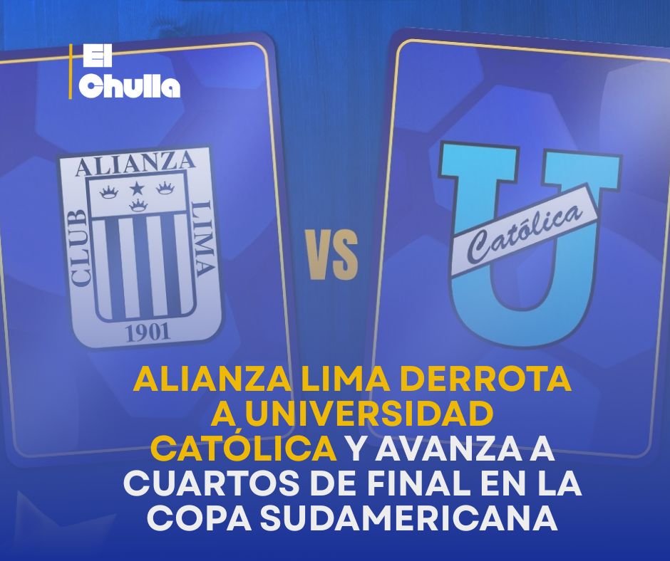 Alianza Lima derrota a Universidad Católica y avanza a cuartos de final en la Copa Sudamericana