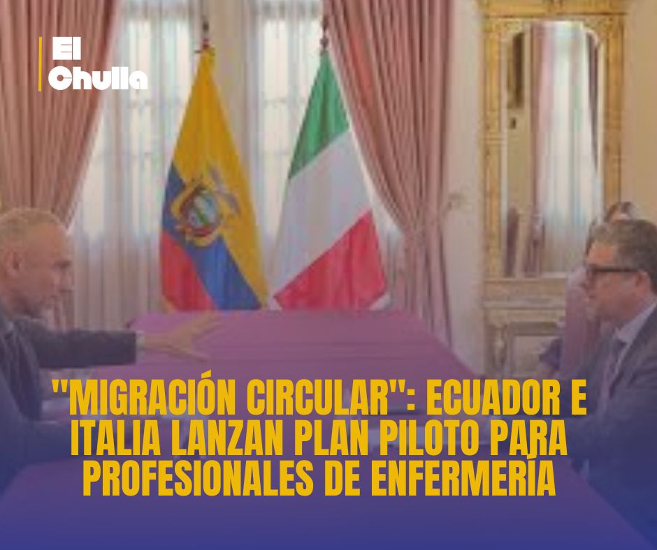 "Migración Circular": Ecuador e Italia Lanzan Plan Piloto para Profesionales de Enfermería