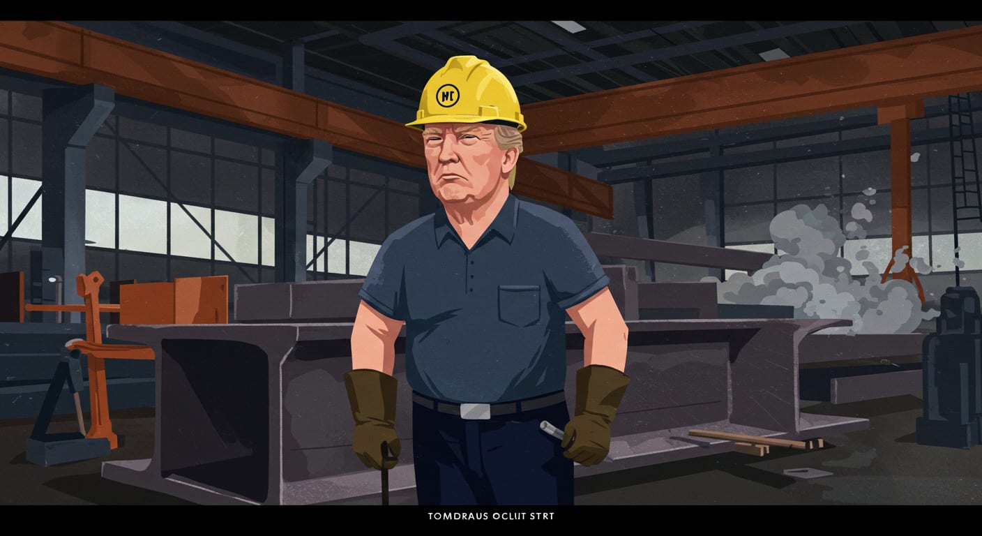 Trump duplica los aranceles al acero y aluminio: "Protejo la industria estadounidense"