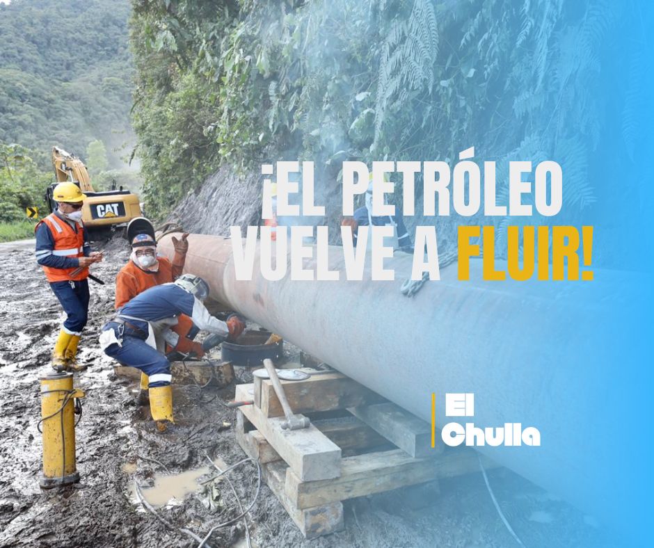 ¡El petróleo vuelve a fluir! Ecuador reanuda operaciones del SOTE