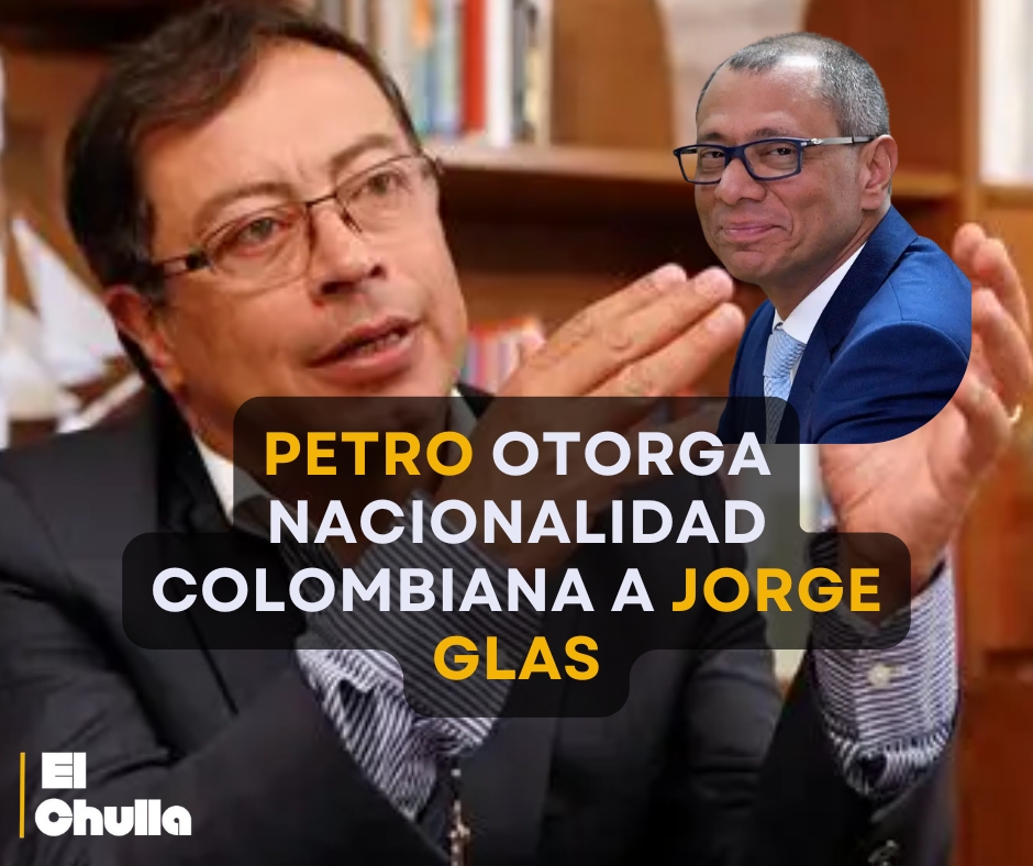 Jorge Glas, exvicepresidente de Ecuador, recibe ciudadanía colombiana pese a condenas