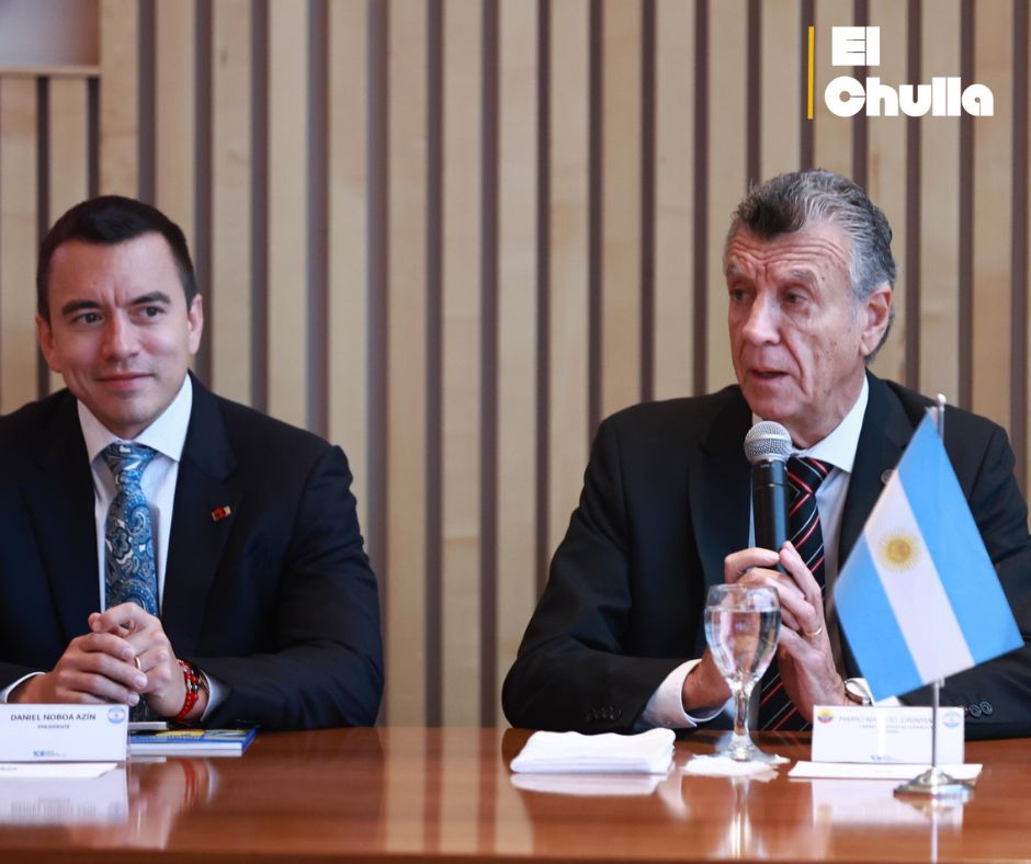 Daniel Noboa impulsa la oferta exportable de Ecuador en Argentina con miras a fortalecer lazos comerciales