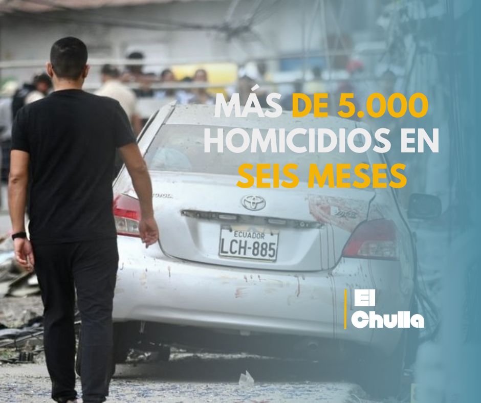 Ecuador en alerta: más de 5.000 homicidios en seis meses revelan una crisis de seguridad sin precedentes
