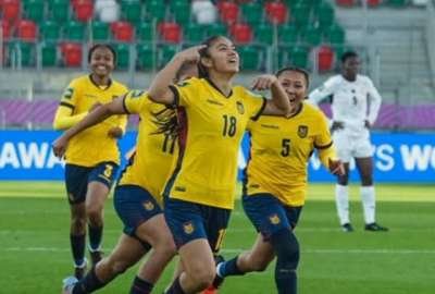 Ecuador vence 3-0 a Ghana en su estreno en el Mundial Sub-20 Femenino