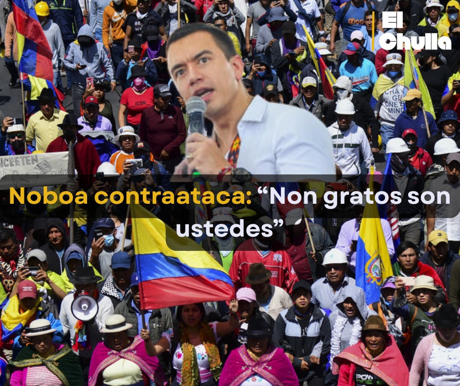 Tensión política: presidente Daniel Noboa revierte la declaración de “non grato” contra dirigentes indígenas.