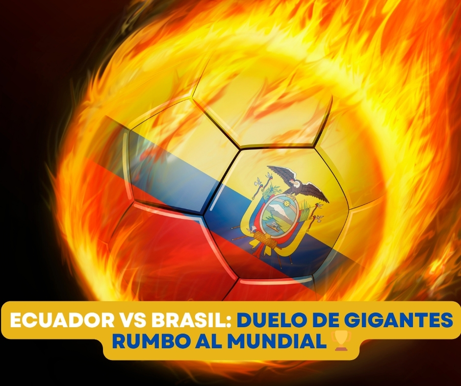 Ecuador recibe a Brasil en un duelo clave por las Eliminatorias al Mundial 2026.