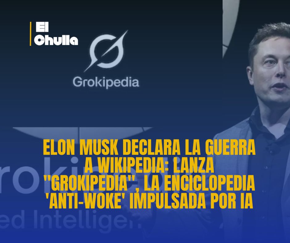 Elon Musk Declara la Guerra a Wikipedia: Lanza "Grokipedia", la Enciclopedia 'Anti-Woke' Impulsada por IA