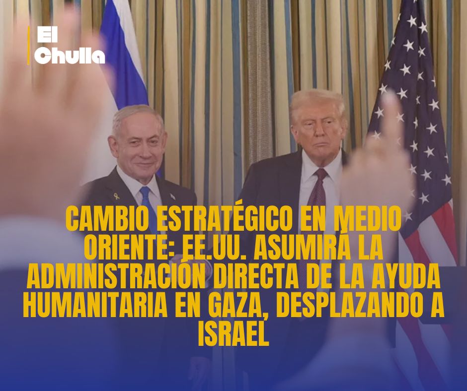 Cambio estratégico en Medio Oriente: EE.UU. asumirá la administración directa de la ayuda humanitaria en Gaza, desplazando a Israel