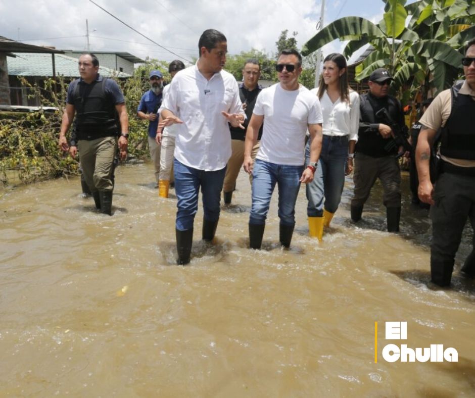 Noboa refuerza acción frente a lluvias: USD 11,8 millones para emergencias en Ecuador