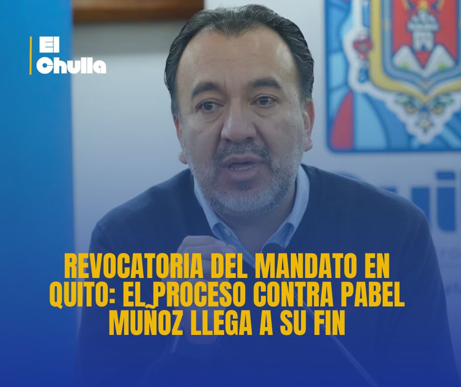 Revocatoria del mandato en Quito: el proceso contra Pabel Muñoz llega a su fin