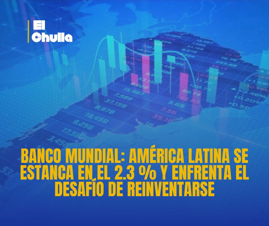 Banco Mundial: América Latina se estanca en el 2.3 % y enfrenta el desafío de reinventarse