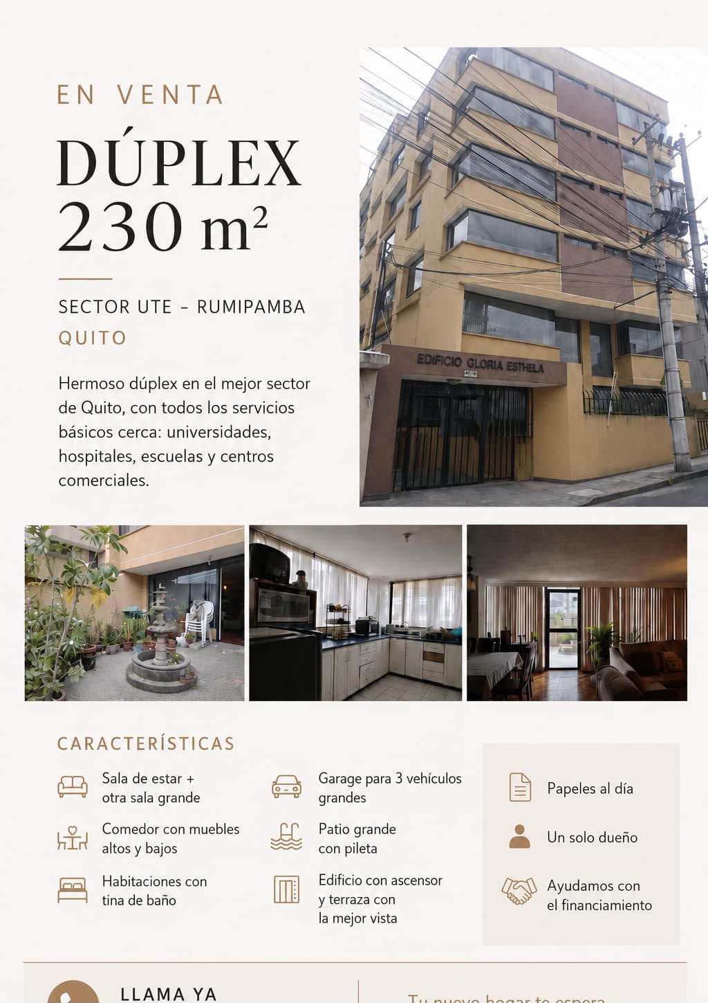 En venta, departamento en el sector de Rumipamba. 