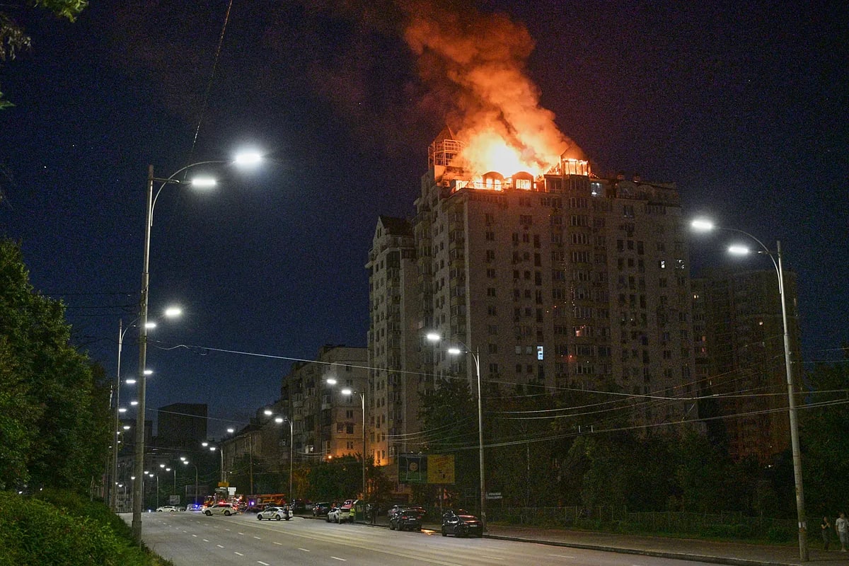 Ataque ruso en Kiev: Misiles y drones dejan al menos 17 muertos y decenas de heridos