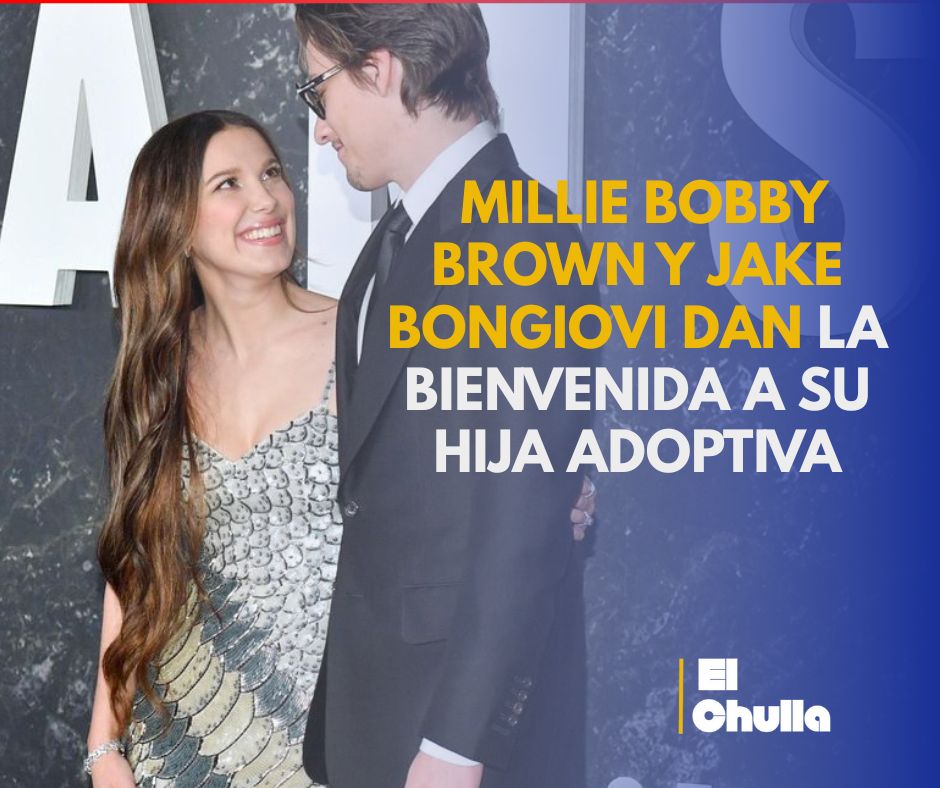 Millie Bobby Brown y Jake Bongiovi dan la bienvenida a su hija adoptiva