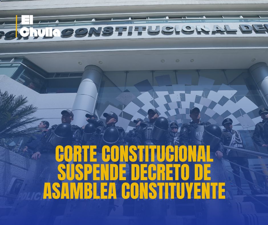 Corte Constitucional suspende decreto de Asamblea Constituyente