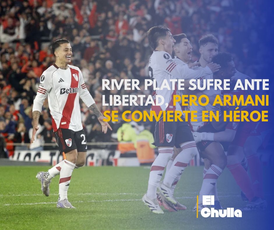 River Plate sufre ante Libertad, pero Armani se convierte en héroe
