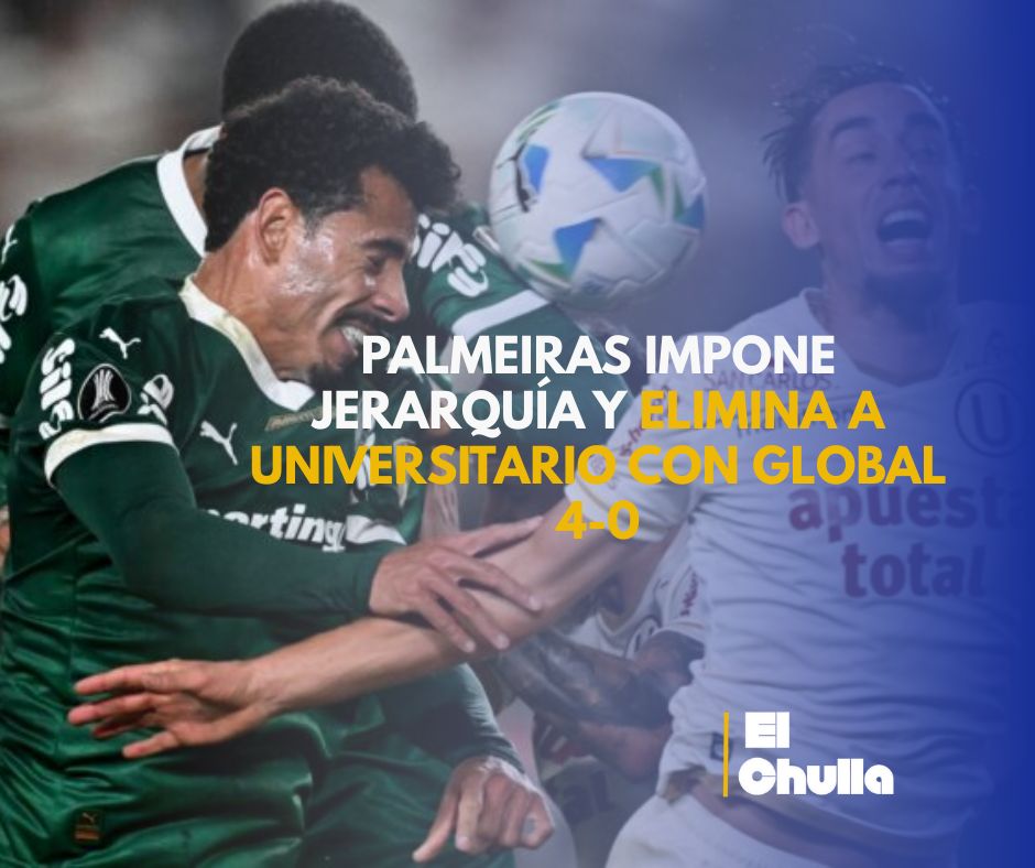 Palmeiras impone jerarquía y elimina a Universitario con global 4-0