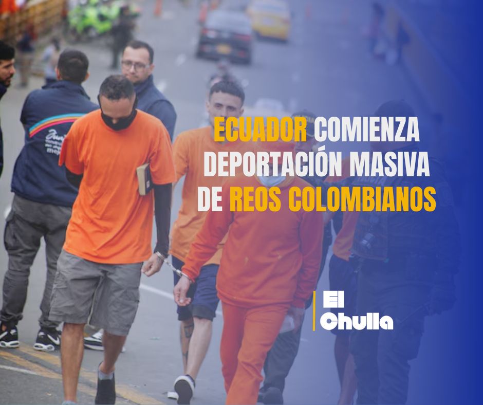 Ecuador comienza deportación masiva de reos colombianos: fuerte tensión diplomática con Bogotá