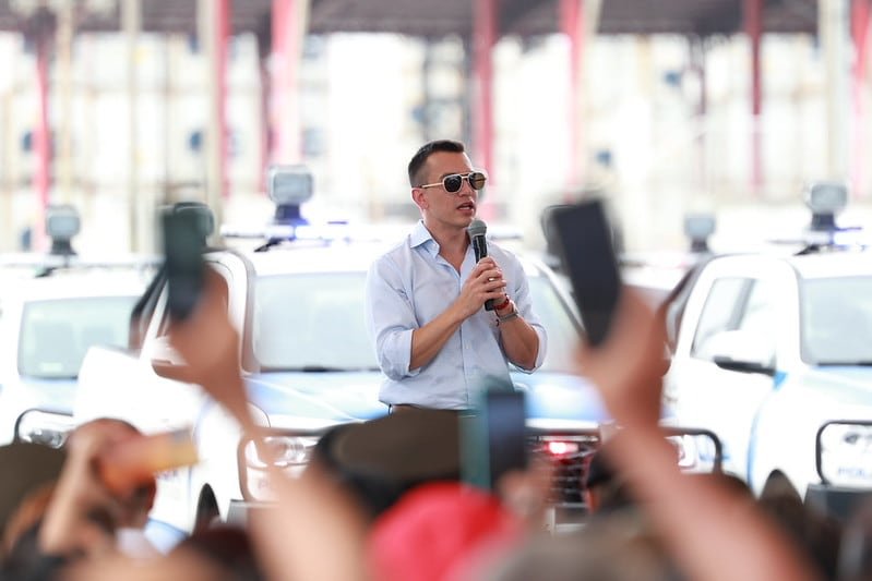 Presidente Noboa destaca golpes del Bloque de Seguridad al crimen organizado