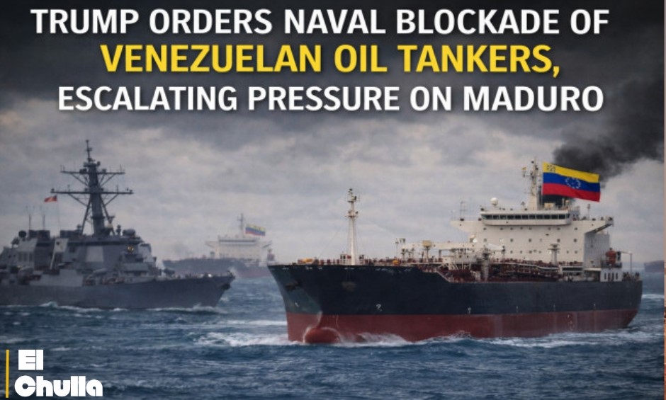 Bloqueo petrolero de Trump presiona a Venezuela y abre un frente de costos para EE. UU.