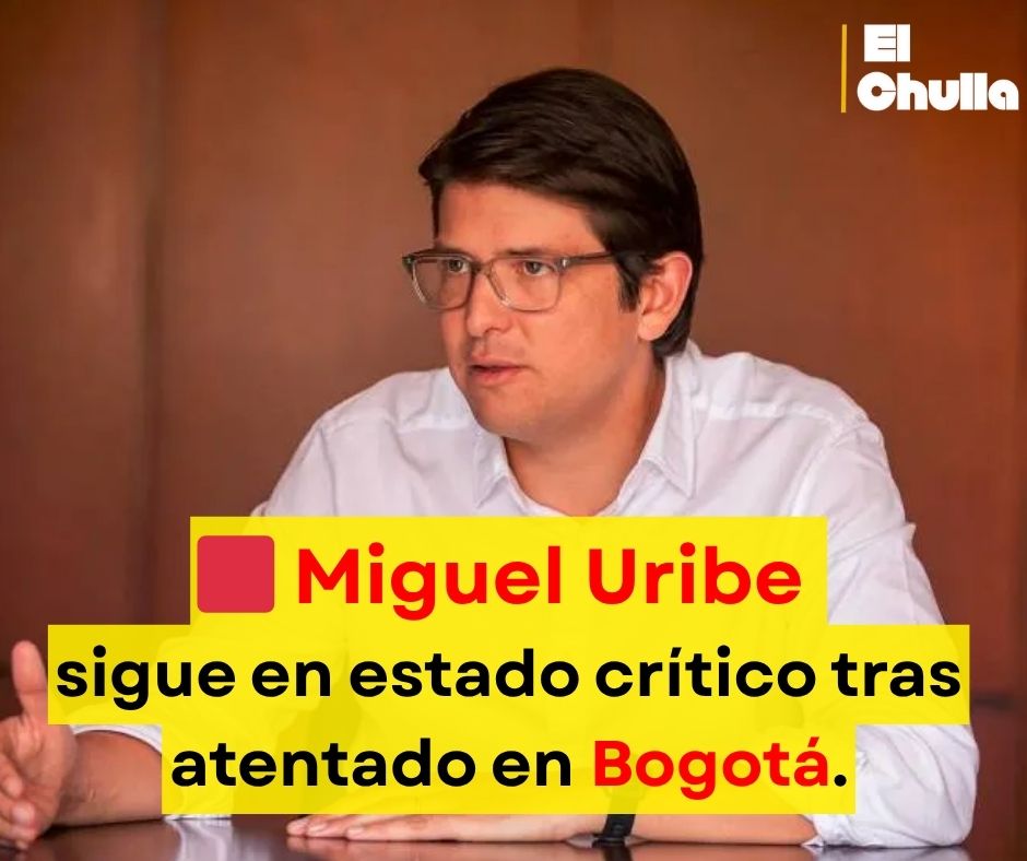 Miguel Uribe Turbay permanece en estado crítico tras el atentado; la Fiscalía avanza en la investigación.